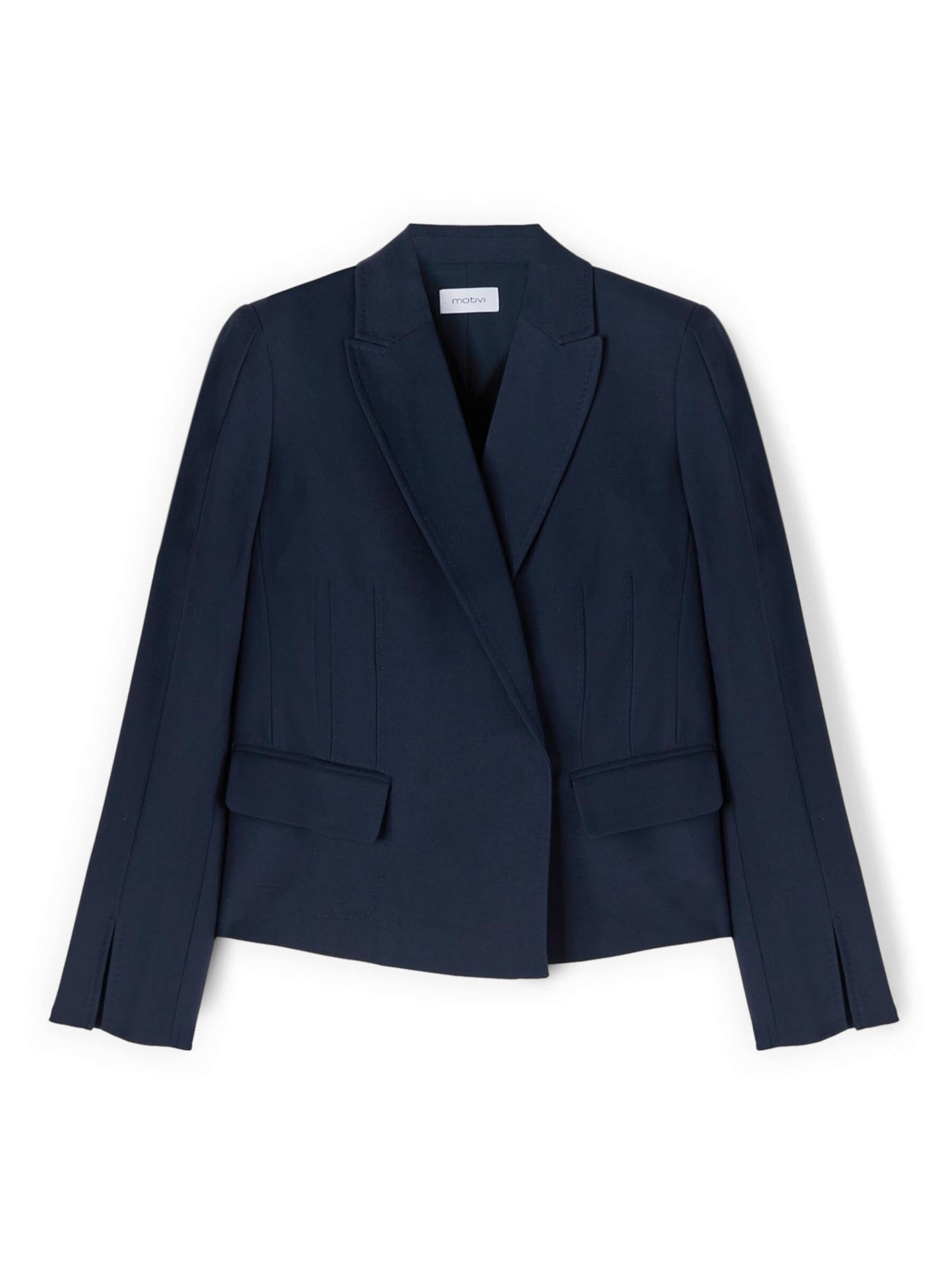 Blazer MOTIVI en bleu : devant