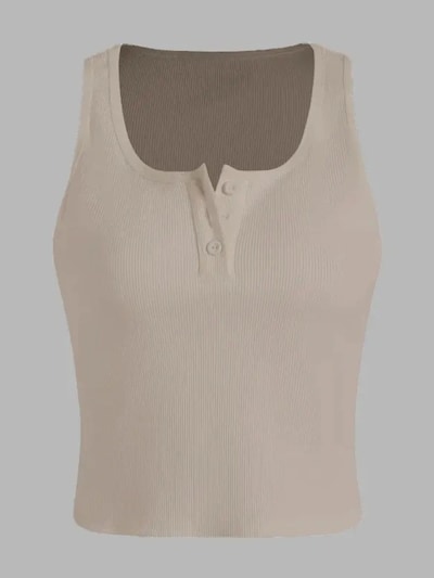 bézs Hiccup Top - XS, Termék nézet