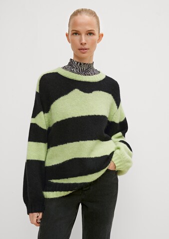 Pull-over comma casual identity en vert : devant