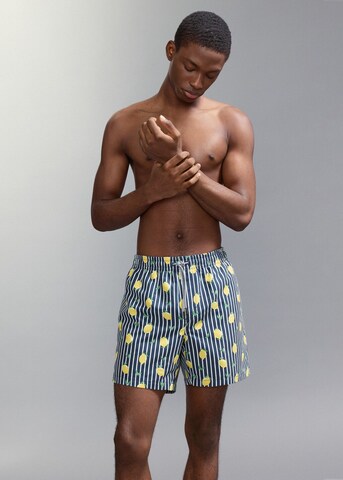 MANGO TEEN Board Shorts 'Citrus' in Blue: front