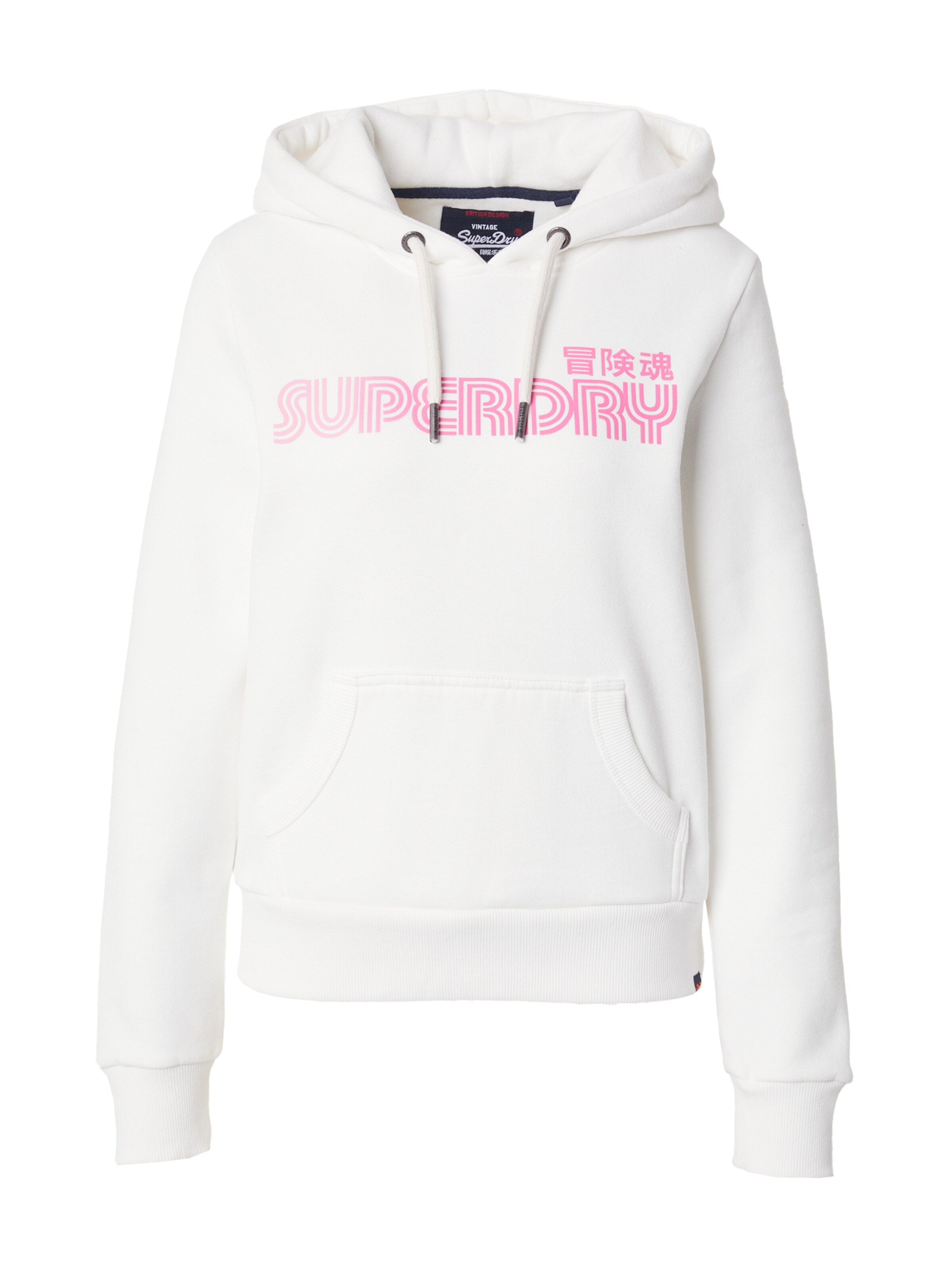 Superdry Bluzka sportowa w kolorze beżowy: przód