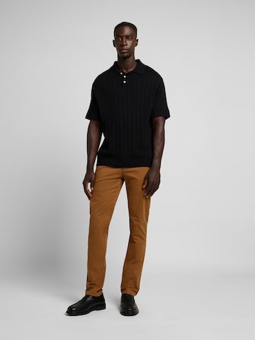 yazubi Slimfit Hose 'Dustin' in Beige: Vorderseite