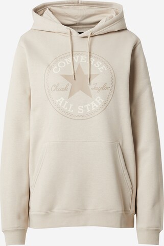 CONVERSE Sweatshirt in Beige: front