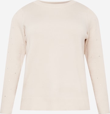 Zizzi - Pullover 'Florida' em cinzento: frente