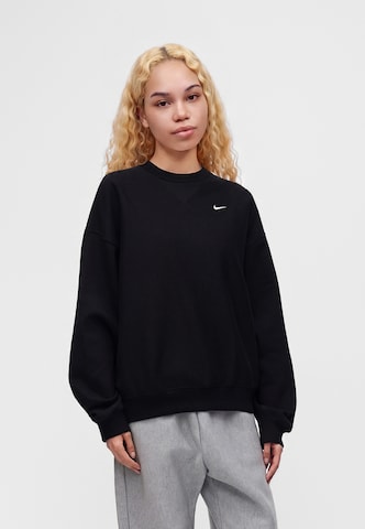 Nike Sportswear Μπλούζα φούτερ 'STDO FLC' σε μαύρο: μπροστά
