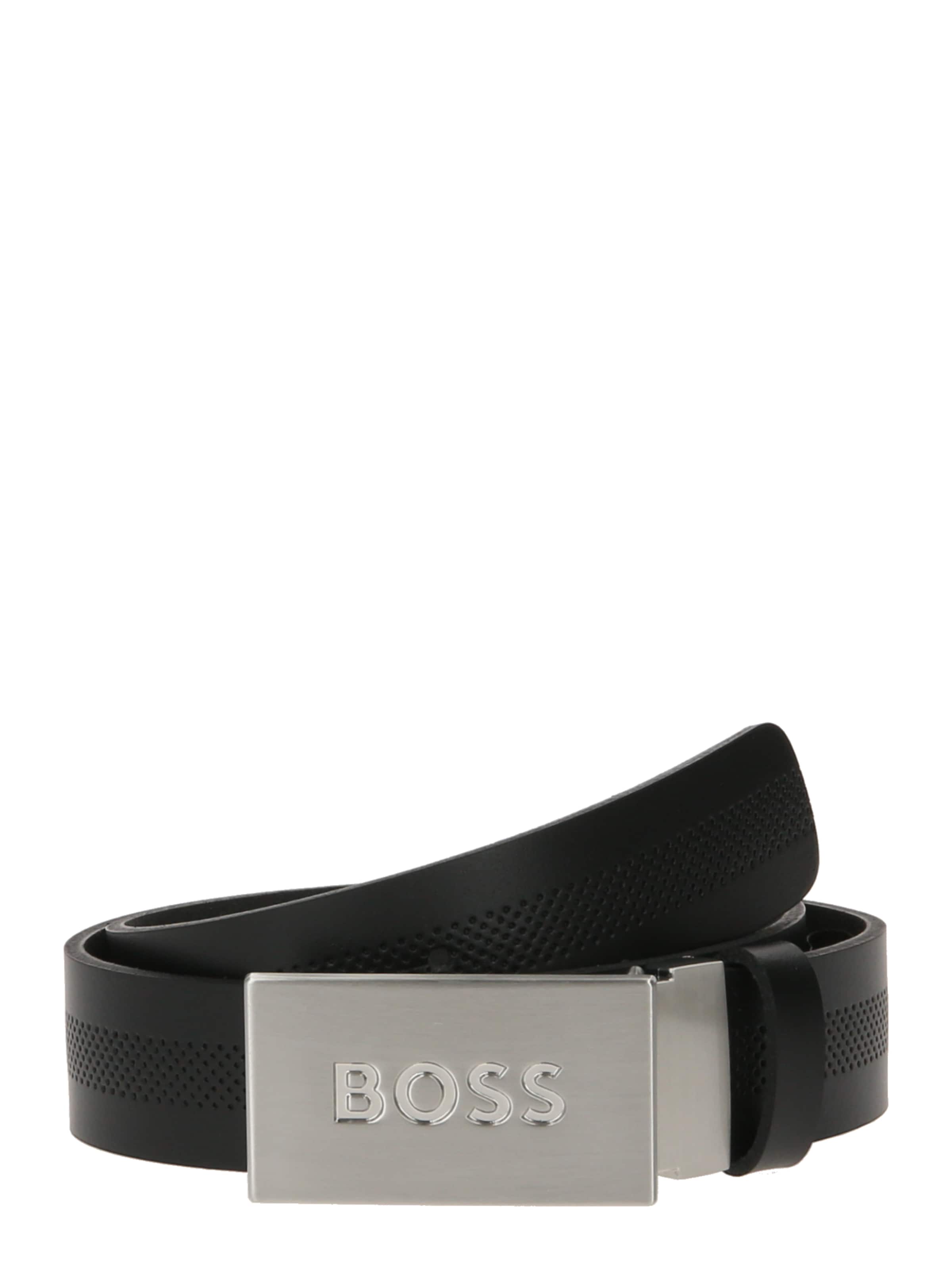 BOSS Kidswear Gürtel in Schwarz: Vorderseite