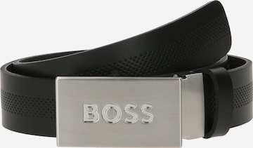 BOSS Kidswear Gürtel in Schwarz: Vorderseite