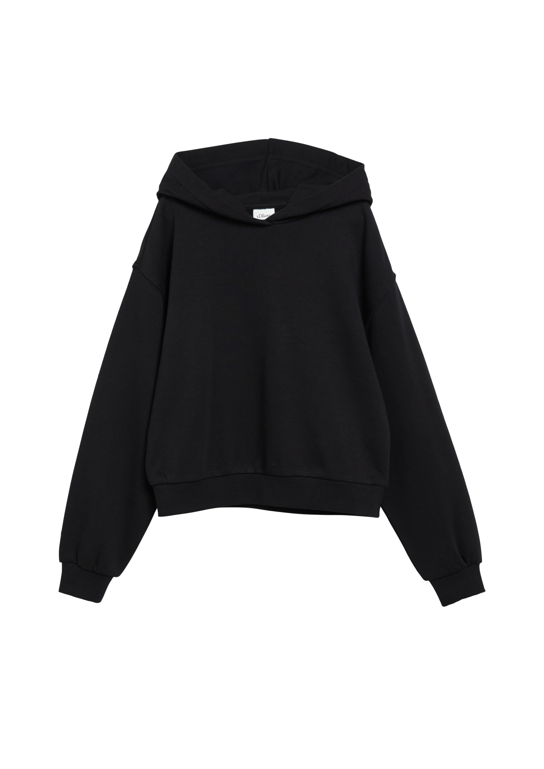 s.Oliver Sweatshirt in Schwarz: Vorderseite