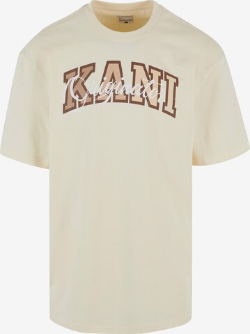 T-Shirt Karl Kani en beige : devant