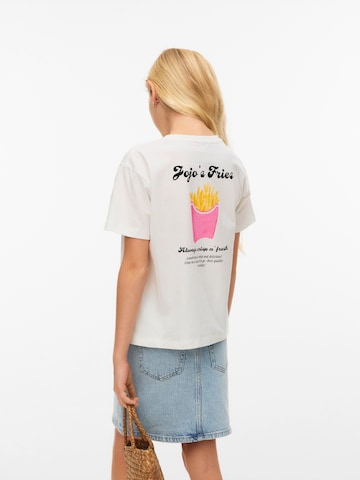 Vero Moda Girl Тениска 'VMZANDRA CATY' в бяло
