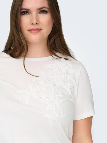 ONLY Carmakoma Tričko 'CARDANIELLE' - Biela