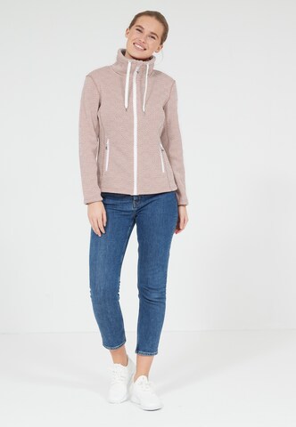 Weather Report Functionele fleece jas 'FREIDA' in Roze