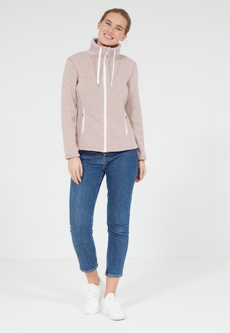 Weather Report Athletic Fleece Jacket 'FREIDA' in Pink