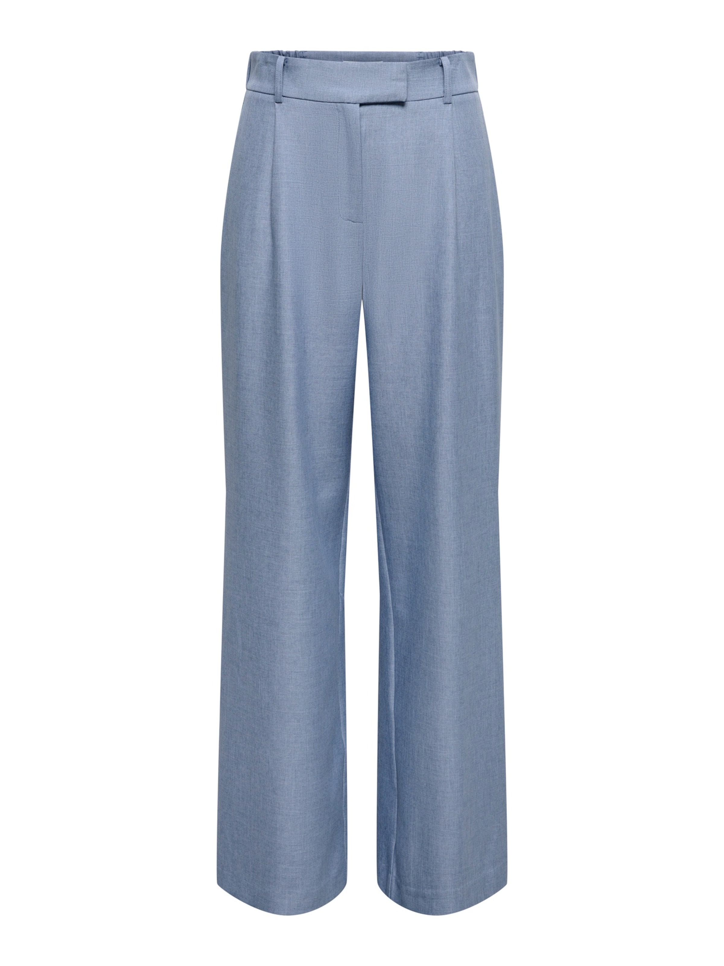 ONLY Bandplooibroek 'ONLLINDA' in Blauw: voorkant