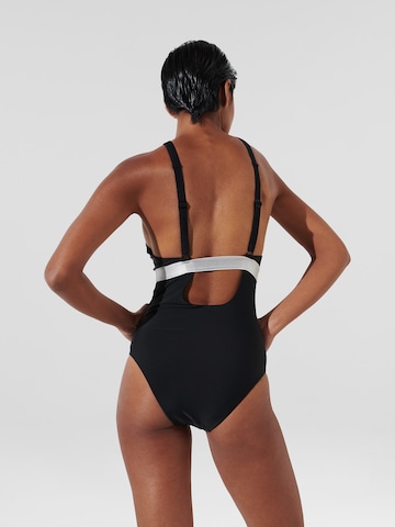 Karl LagerfeldJednodijelni kupaći kostim - crna boja