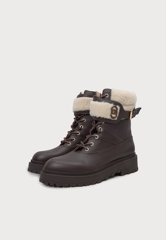 Bottines à lacets 'RUMI' Liu Jo en marron : devant
