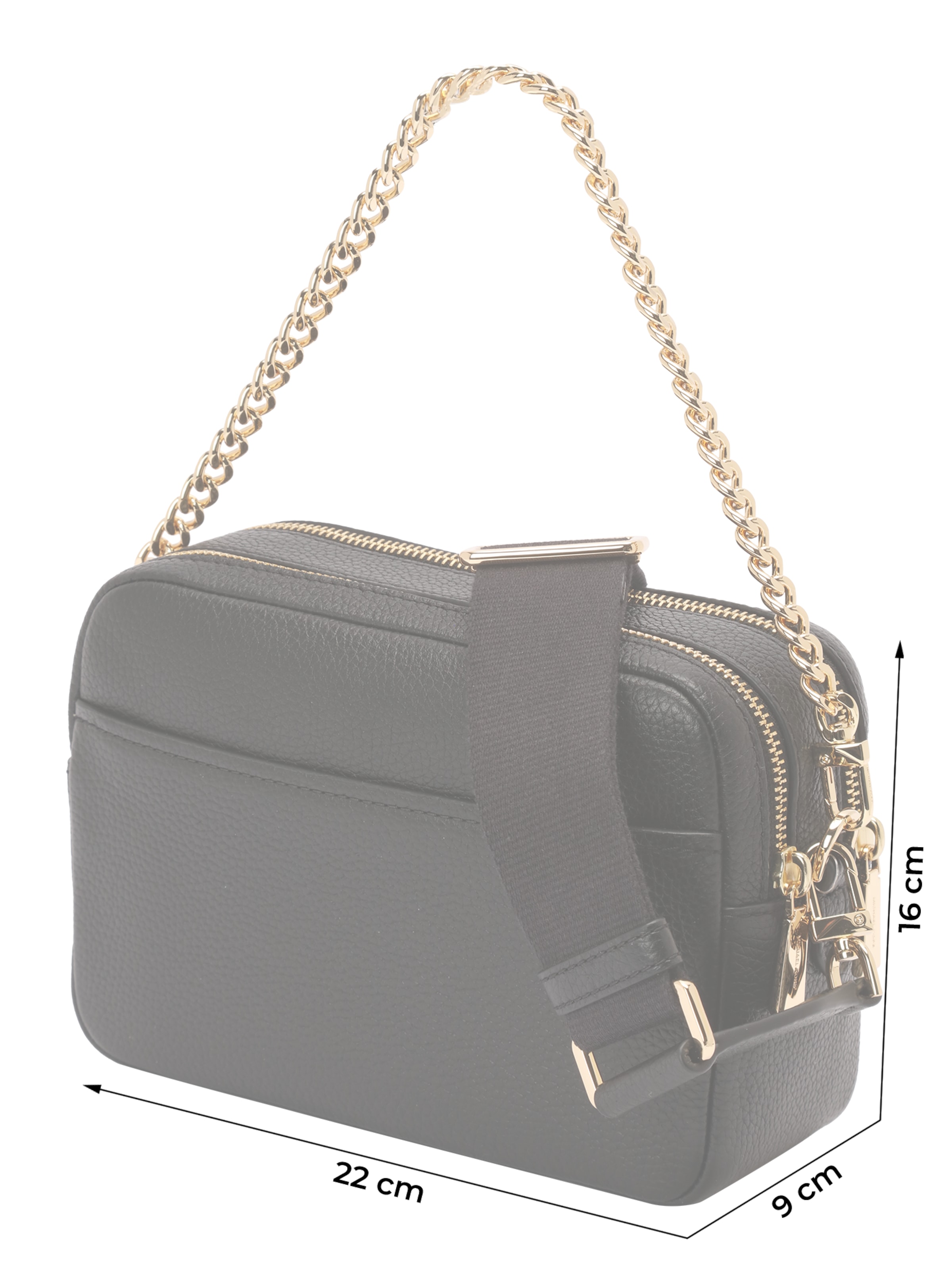 MICHAEL Michael Kors Torba za čez ramo | črna barva