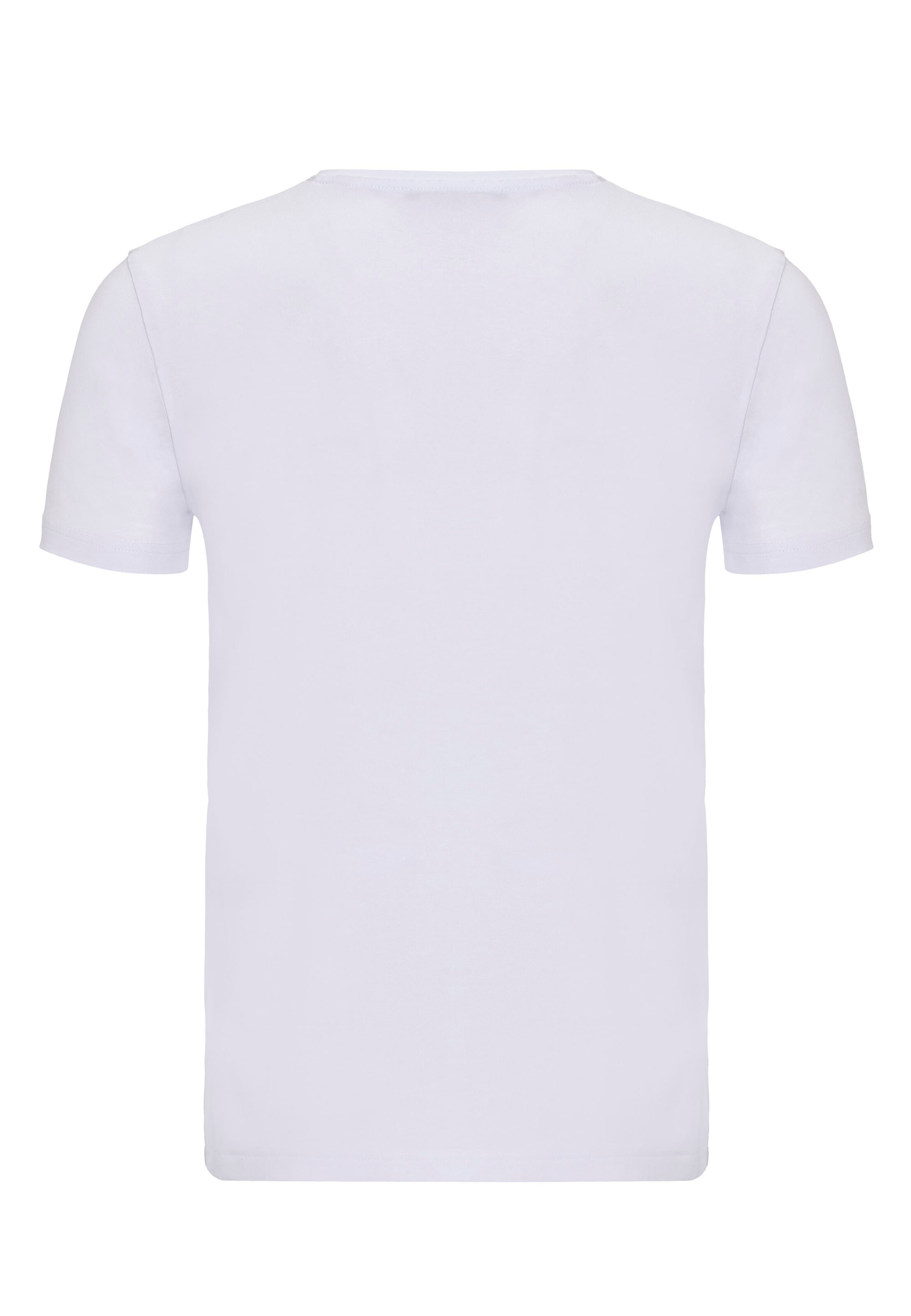 Männer Shirts Redbridge T-Shirt 'Midland' in Weiß - KD74857
