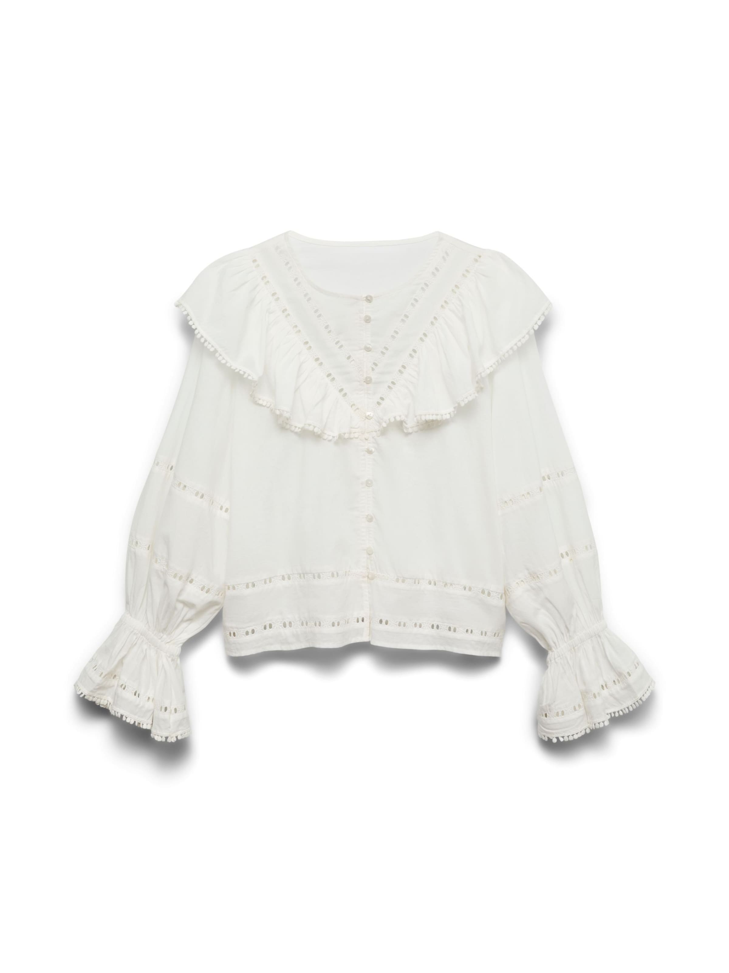 Chemisier 'VMKAYA' VERO MODA en blanc : devant