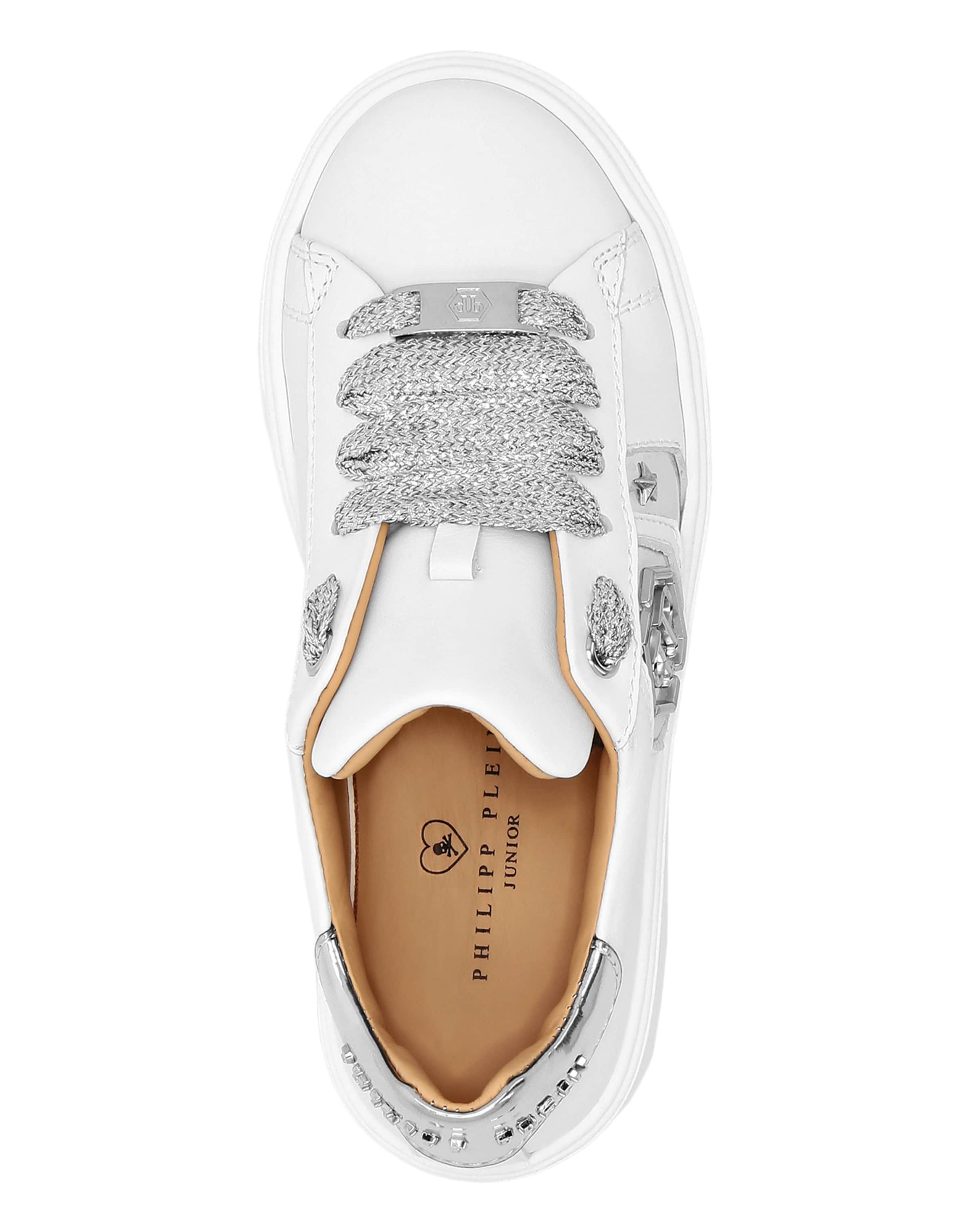 Philipp Plein - Sapatilhas 'Hexagon' em branco