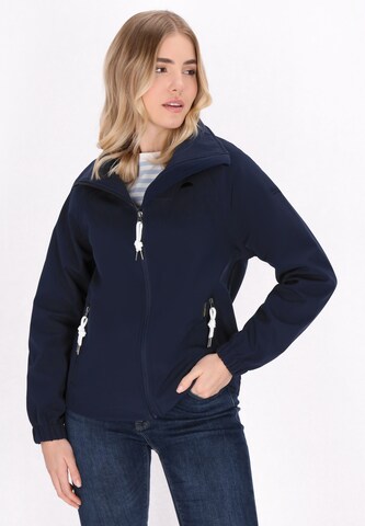 Veste fonctionnelle Schmuddelwedda en bleu : devant