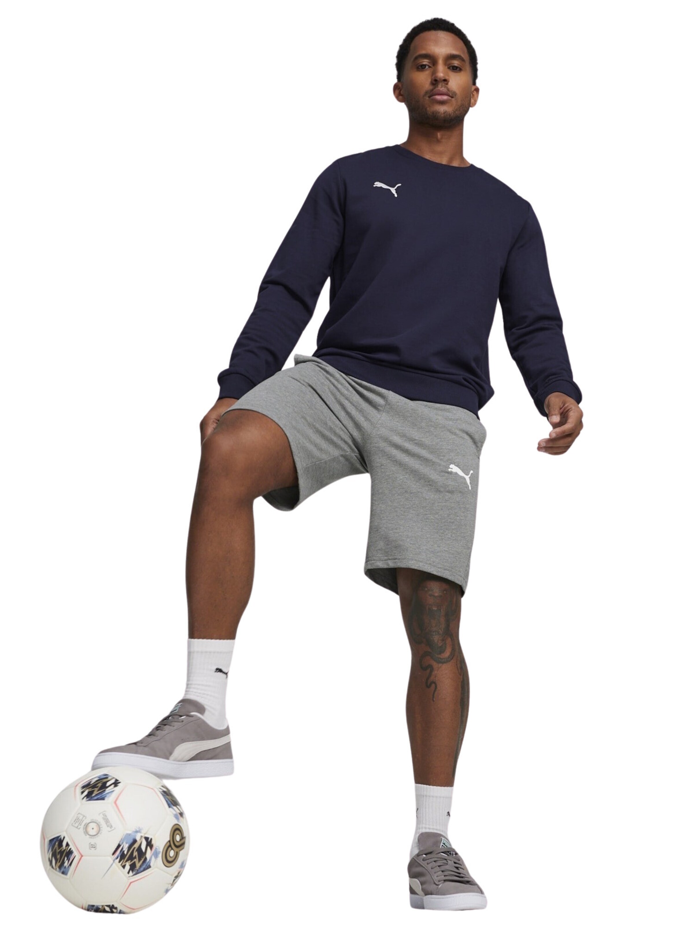 PUMA Sportsweatshirt 'TeamGoal' i blå