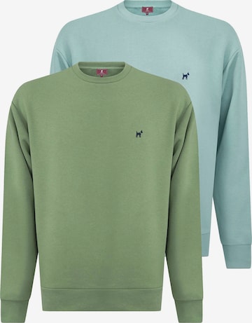 Sweat-shirt Williot en vert : devant