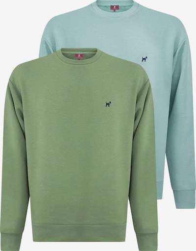 Williot Sweat-shirt en bleu pastel / vert, Vue avec produit
