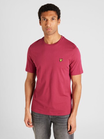 Lyle & Scott T-shirt i röd: framsida