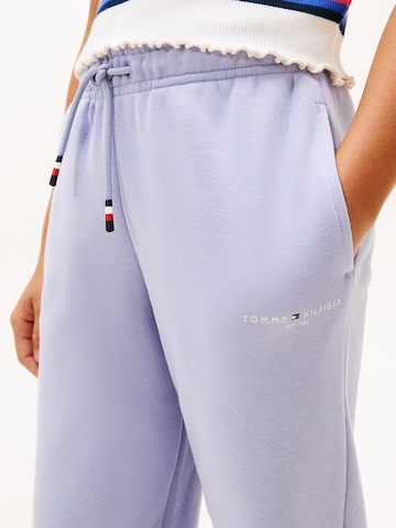 TOMMY HILFIGER Tapered Broek in Lila