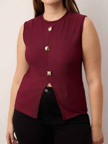 Trendyol Curve Top w kolorze czerwony