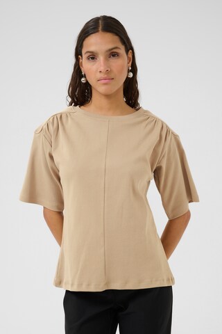 KAREN BY SIMONSEN Shirt 'Vary' in Beige: voorkant