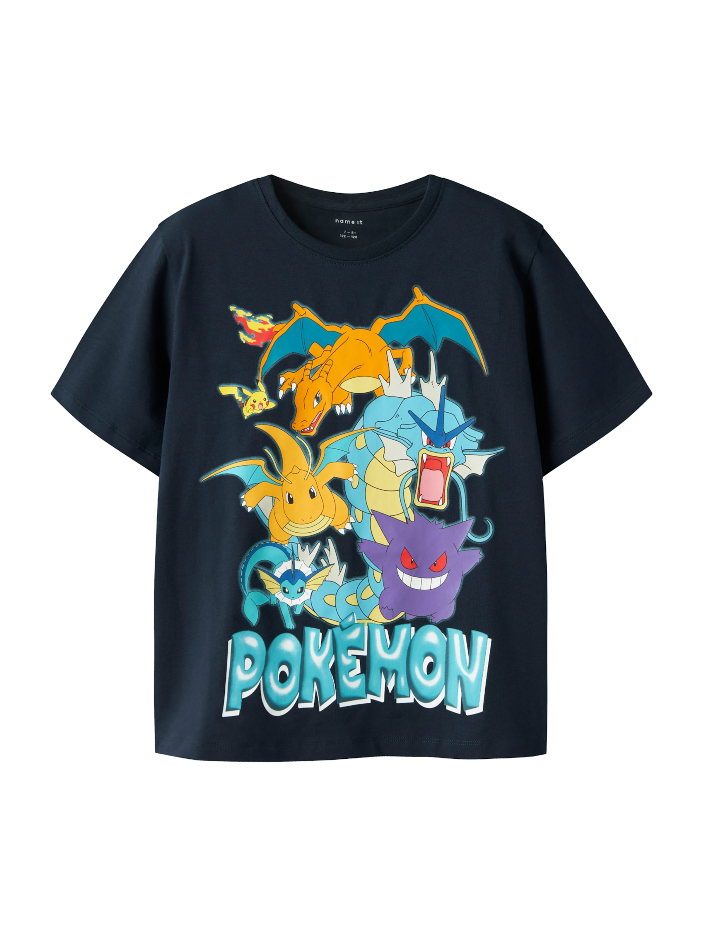 NAME IT T-shirt 'NKMMajo Pokemon' i blå: framsida