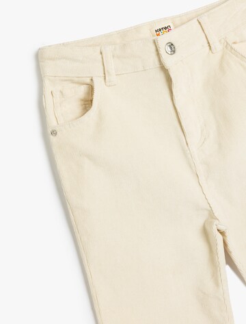 Koton Flared Broek in Beige
