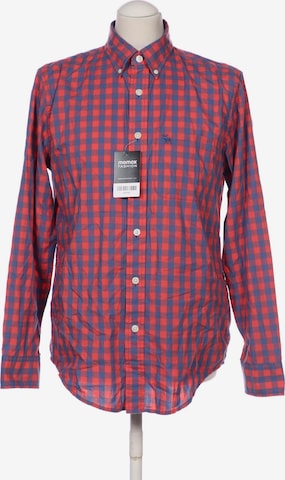 Abercrombie & Fitch Button Up Shirt in S in Orange: front