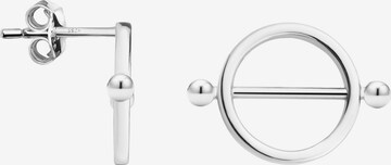 Sofia Milani Ohrringe 'Circle' in Silber: Vorderseite