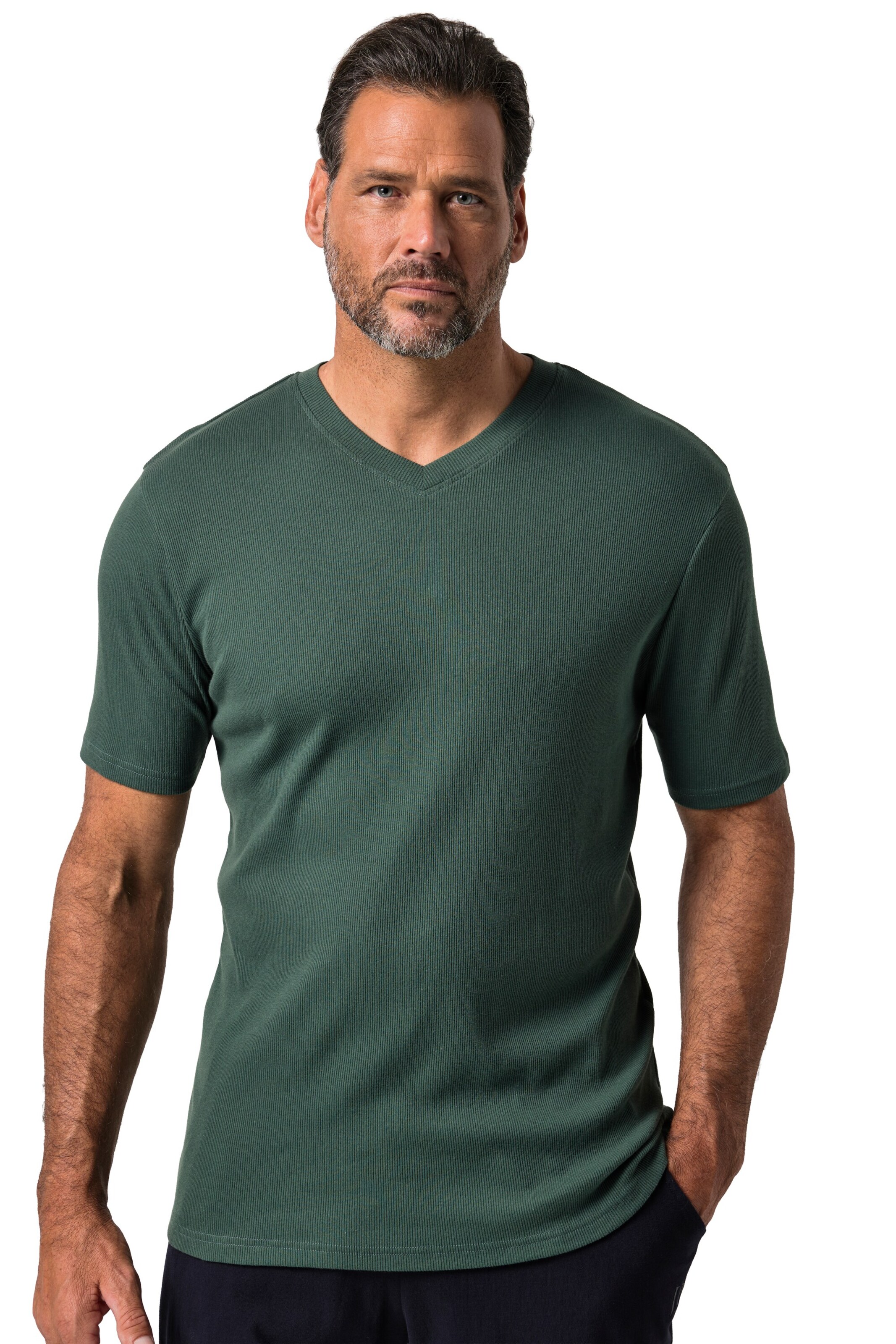 JP1880 Undershirt in Green: front