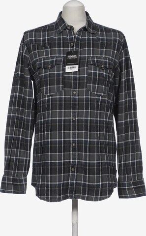 JACK & JONES Button Up Shirt in L in Grey: front