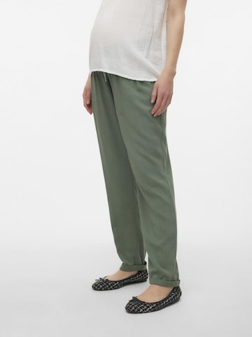 MAMALICIOUS Regular Pants 'BIBI' in Green: front