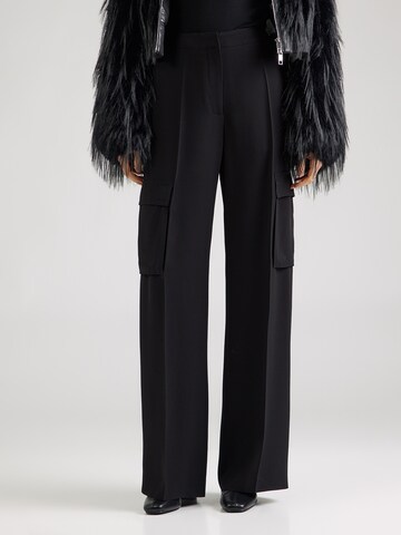 BOSS Bő szár Cargo nadrágok 'Tianamia1' - fekete: elől