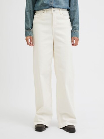 Wide Leg Jean 'JXWhtokyo' JJXX en blanc : devant