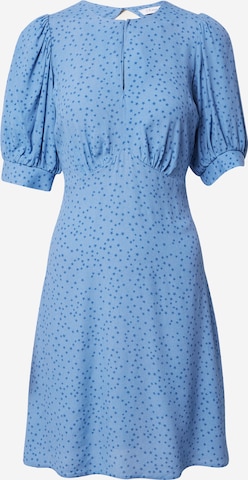 Closet London Dress in Blue: front