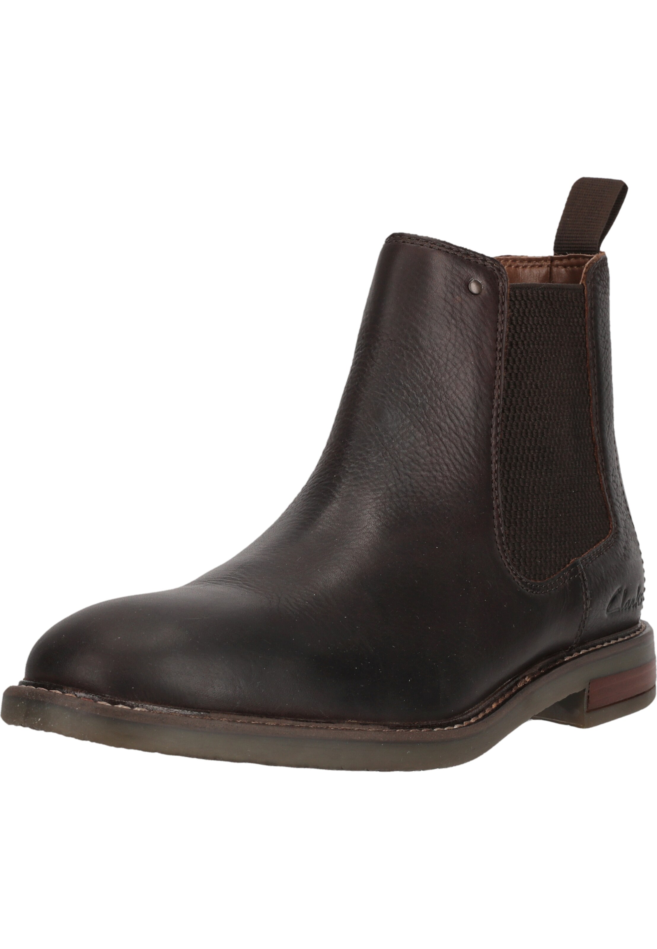 CLARKS Chelsea Boots 'Jaxen Easy' in Braun: Vorderseite