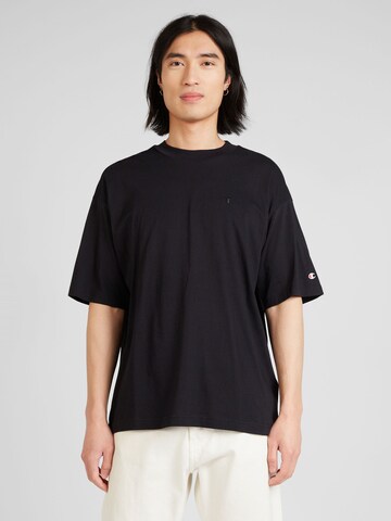 Champion Authentic Athletic Apparel T-Shirt 'Legacy' in Schwarz: predná strana