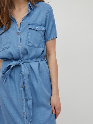 VILA Shirt Dress 'Bista' in Blue