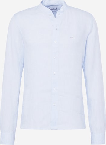 Michael Kors - Ajuste estrecho Camisa en azul: frente