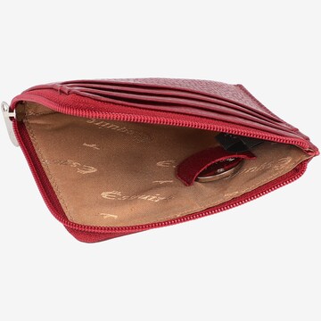 Esquire Oslo Kreditkartenetui RFID Leder 10,5 cm in Rot