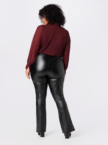 Vero Moda Curve Flared Pants 'AMIRA' in Black