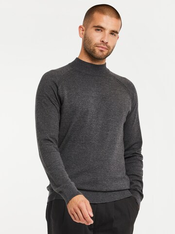 Pull-over Threadbare en gris : devant