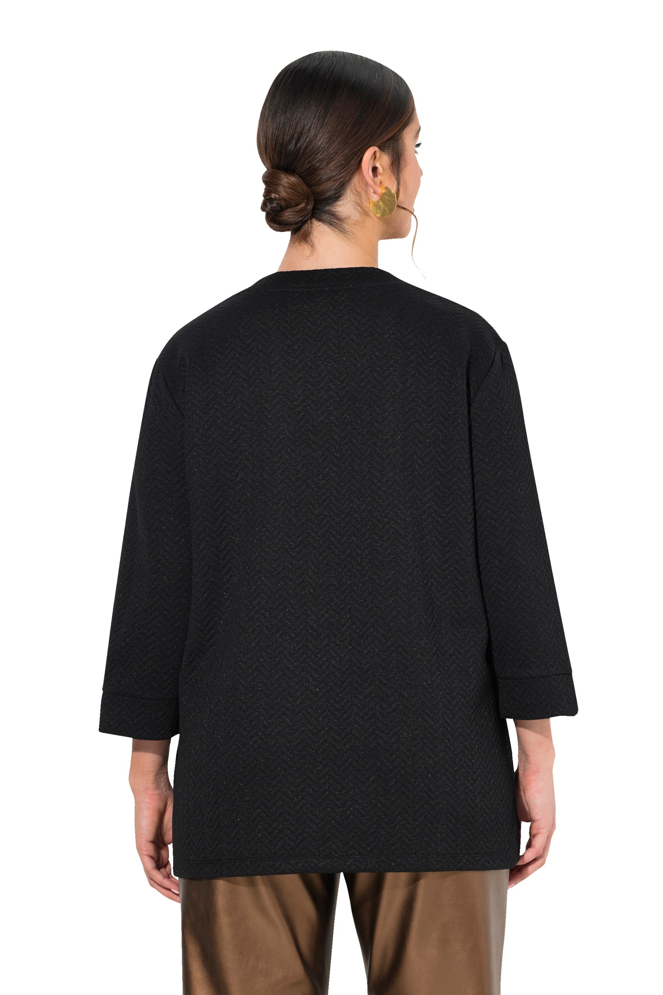 Ulla Popken Sweatshirt in Black